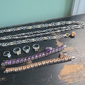 Park Lane Elegant Silver and Gold Jewelry Set